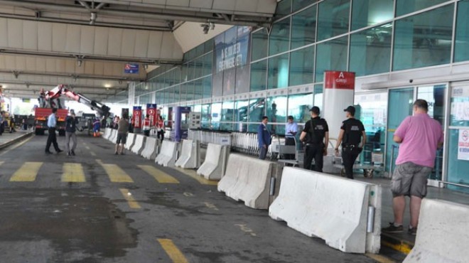 Atatürk Havalimanı’nda beton bariyerli önlem!