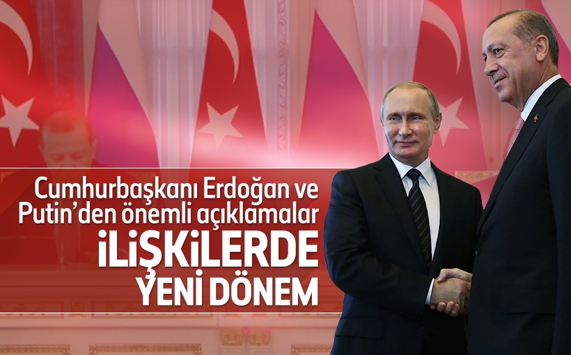 Erdoğan ve Putin’den ortak açıklama
