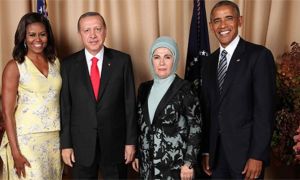 Obama ve Erdoğan’dan aile fotoğrafı