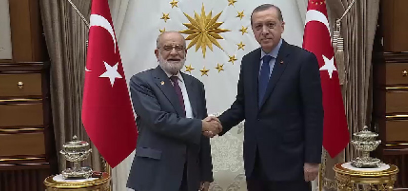 Cumhurbaşkanı Erdoğan, SP liderini kabul etti