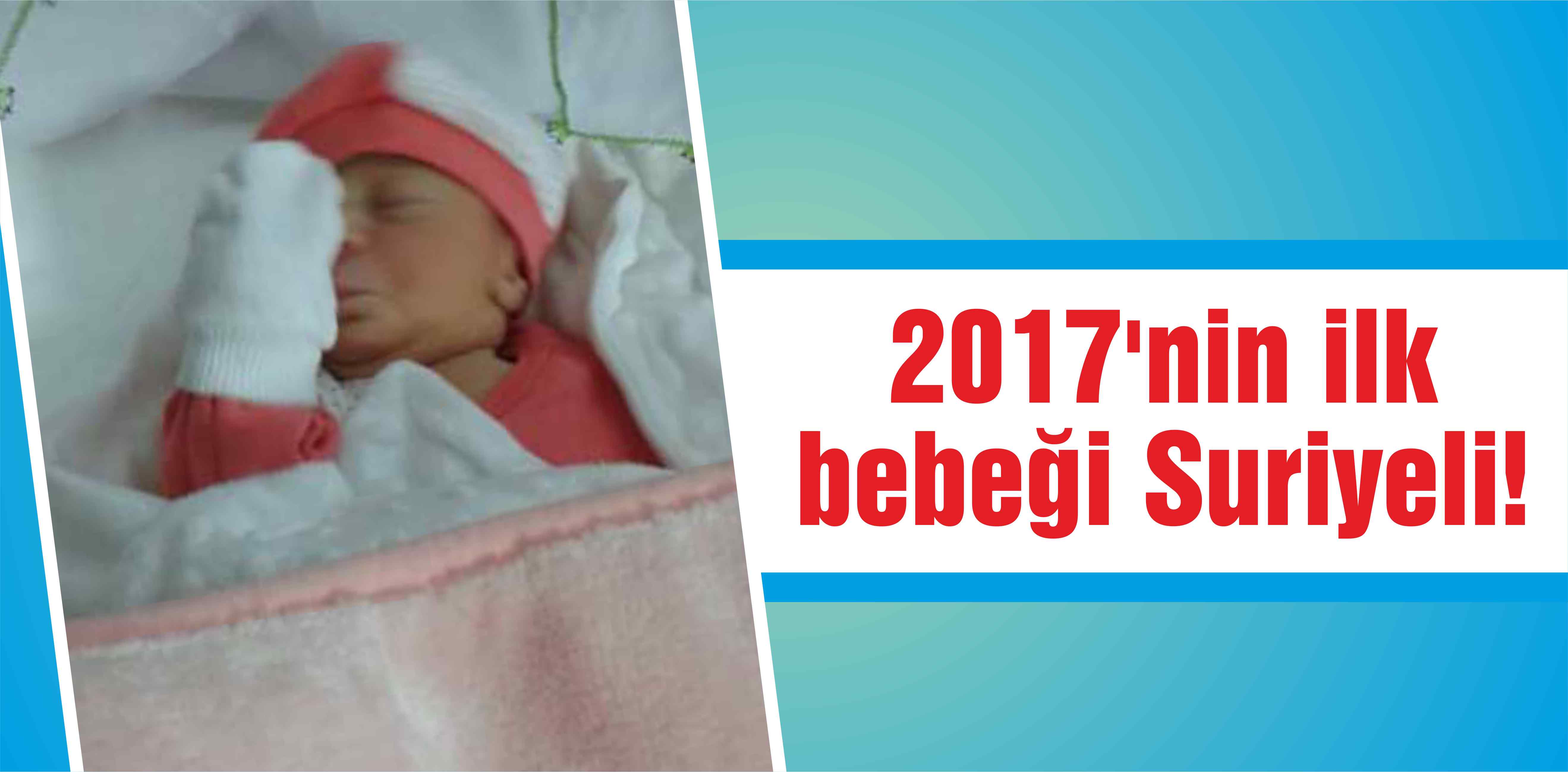 İlk bebek Suriyeli!