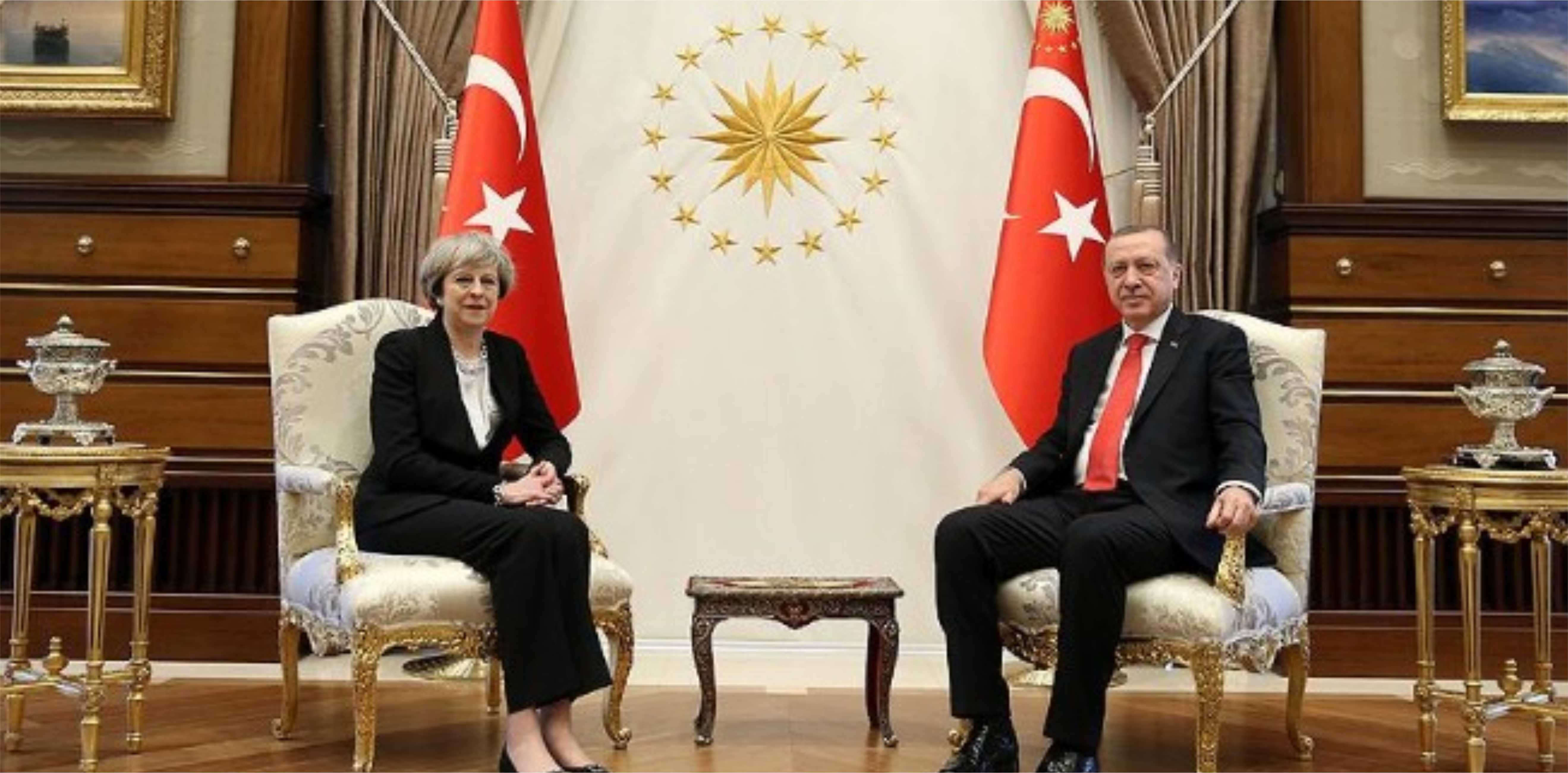 Erdoğan ile May arasında kritik görüşme