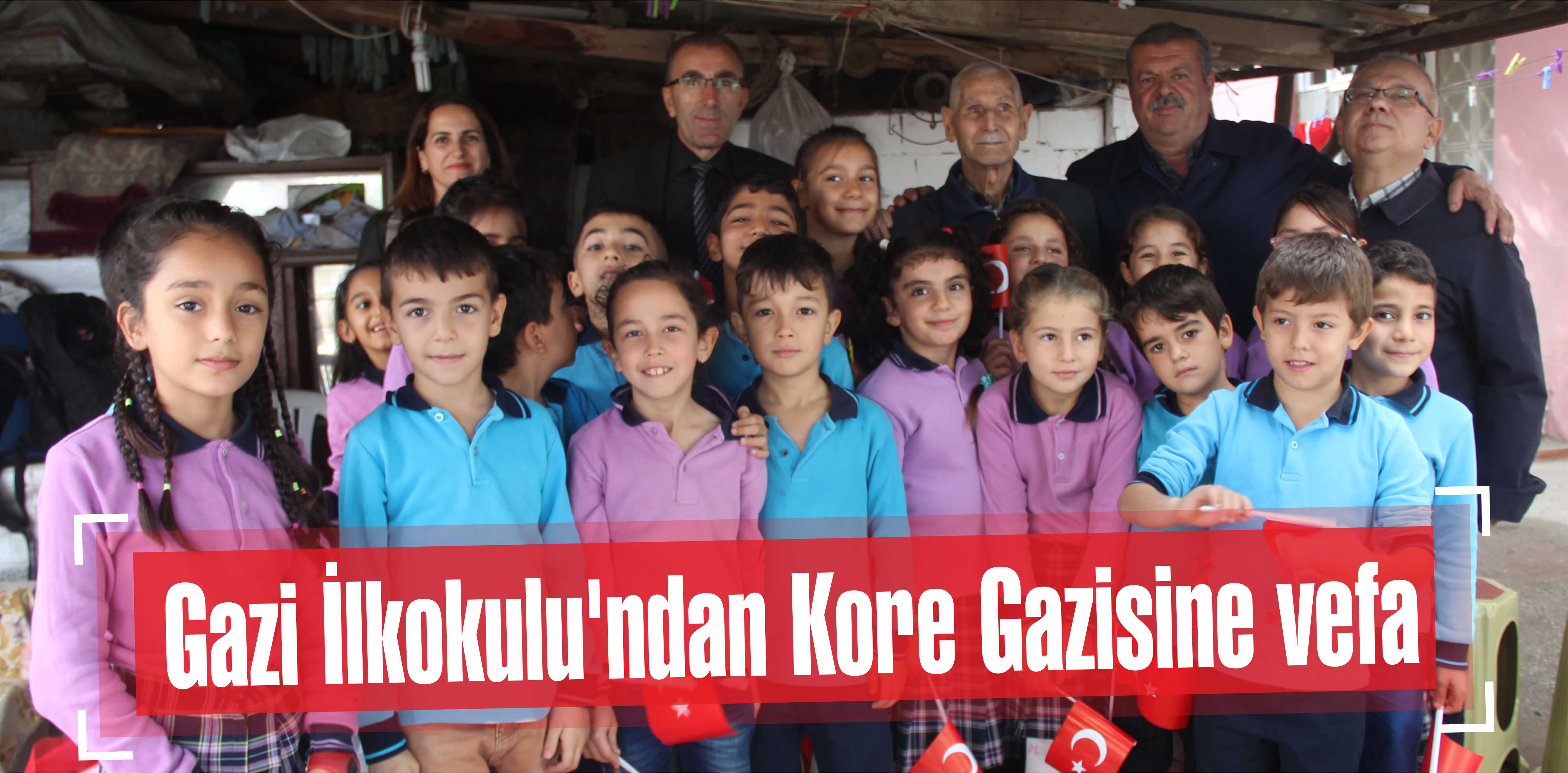 Gazi İlkokulu’ndan Kore Gazisine vefa