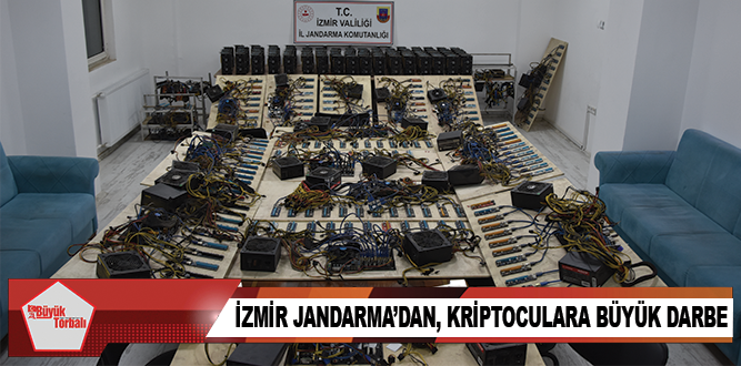 VİDEO HABER – İzmir Jandarma’dan, kriptoculara büyük darbe