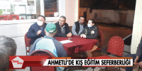 Ahmetli’de Kış Eğitim Seferberliği