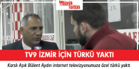 Aşık Bülent Aydın, TV9 İzmir için türkü yaktı