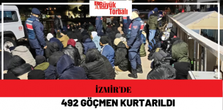 İzmir’de 492 göçmen kurtarıldı