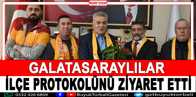 Galatasaraylılar, ilçe protokolünü ziyaret etti