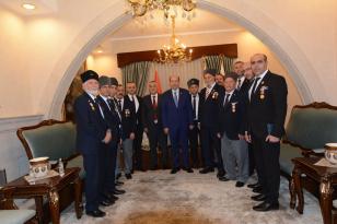 Cumhurbaşkanı Tatar, gazilerimizi ağırladı